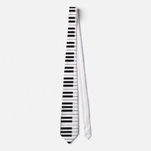 Clavier / Touches de piano : cravate personnalisée