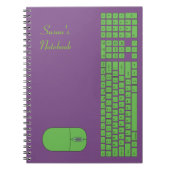 Clavier vert et Carnet de souris (Devant)
