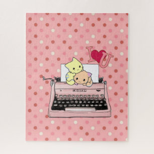 Claviers Puzzles Chats Chatons Je T'Aime
