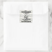 Claviers Sticker Carré interdit (Sac)