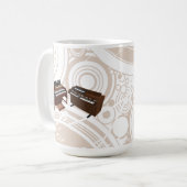 Claviers vintages : Modèle 3D : Café Mug (Devant gauche)