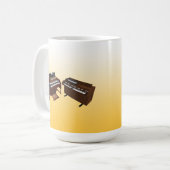 Claviers vintages : Modèle 3D : Mug de café (Devant gauche)