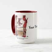 Clawdia Grande Mug de café (Devant gauche)