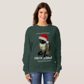 Claws Siamese Cat Ugly KerstSweater Trui (Voorkant volledig)
