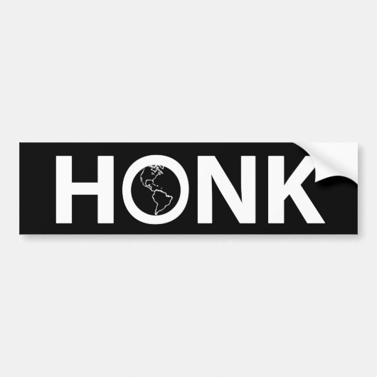 Claxon bumpersticker (Voorkant)
