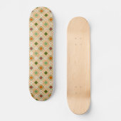 Clay Algae Pattern Skateboard (Voorkant)