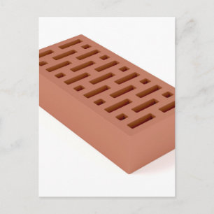 Clay brick briefkaart