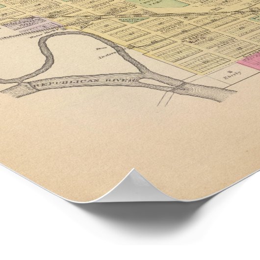 Clay Center, Clay County, Kansas Poster (Hoek)