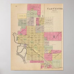 Clay Center, Clay County, Kansas Poster
