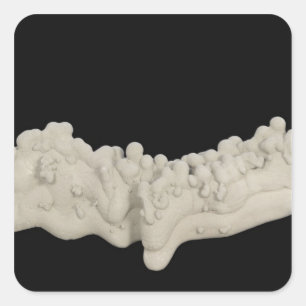Clay Concretion Vierkante Sticker