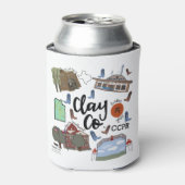 Clay County Blikjeskoeler (Blikje Voorkant)