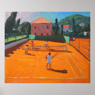 Clay Court Tennis Lapad Kroatië 2012 Poster