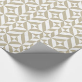 Clay Geometric Deco Cube Patroon Cadeaupapier (Hoek)
