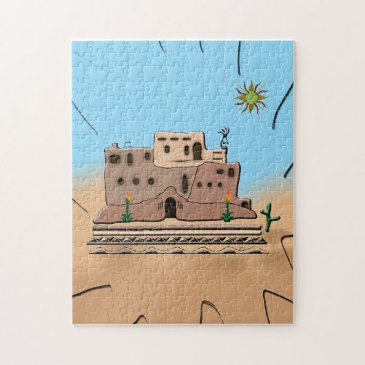 Clay House Legpuzzel (Verticaal)