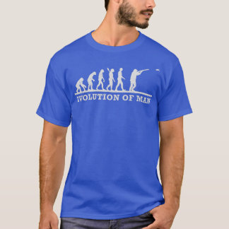 Clay Pigeon Funny Evolution of Man T-shirt
