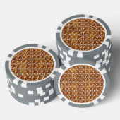 Clay Poker Chips Gouden Jewel Patronen (Opstapeling)