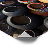 Clay Pots, Hazyview, Mpumalanga, Zuid-Afrika Poster (Hoek)