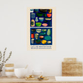 Clay & Pots Poster Midcentury Ceramic Art Print – (Cuisine)