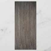 Clay Seahorse Beach Wedding Menu (Achterkant)