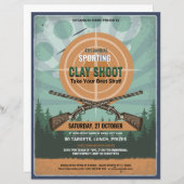 Clay Shoot Voltooiingsflyer (Voorkant / Achterkant)