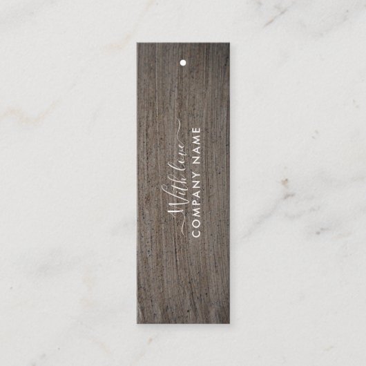 Clay Slab-effect, cadeauLabels Mini Visitekaartje (Voorkant)