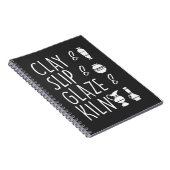 Clay Slip Glaze Kiln Pottery Ceramic Notitieboek (Rechterzijde)