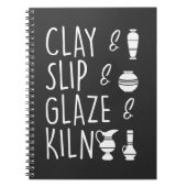 Clay Slip Glaze Kiln Pottery Ceramic Notitieboek (Voorkant)