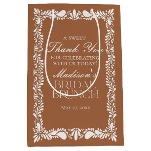 Clay Talavera Tegel Fiesta Bruids Brunch Favors Medium Cadeauzakje