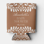 Clay Talavera Tegel Spaans Fiesta Baby shower Blikjeskoeler (Voorkant)