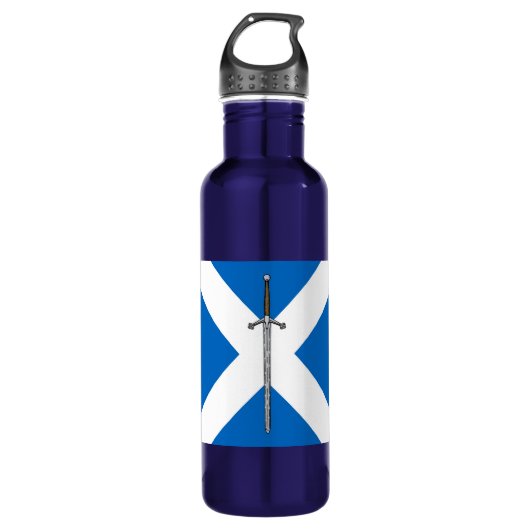 Claymore en Saltire Waterfles (Voorkant)
