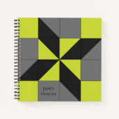 Clay's Choice Quilt Block Quilters Spiral Carnet (Devant)