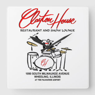Clayton House Restaurant en Show Lounge, Wheeling Vierkante Klok