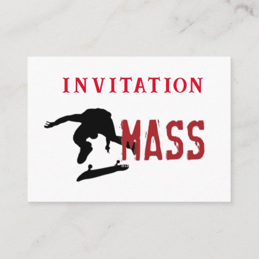 Clayton NC Skateboard Concours INVITATION (Dos)