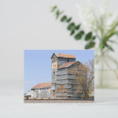 Clayton, New Mexico, Grain Mill en Elevator Briefkaart (Staand voorkant)