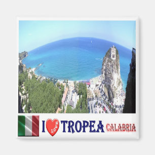CLB021 TROPEA I Love - Calabria - Italy - Fridge Magneet