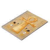 Clé Ankh de la vie sur cahier hiéroglyphique (Côté gauche)