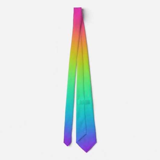 Clé arc-en-ciel Dégradé Mariage cravate (Dos)