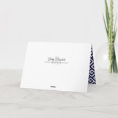 Clé bleue de la marine Personnalisée (Dos)