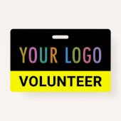 Clé de badge volontaire personnalisée ou logo de l (Devant)