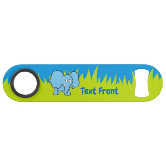 Clé de barre de dessin d'éléphant bleu (Devant (Horizontal))