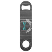 Clé de barre personnalisée turquoise Dragonfly Rus (Dos)
