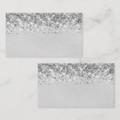 Clé de brillance Silver Foil Blond Carte de place (Devant / Derrière)