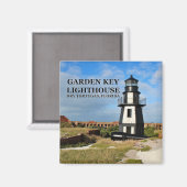 Clé de jardin Phare, Tortugas Sec Magnet Floride (Recto/Verso)