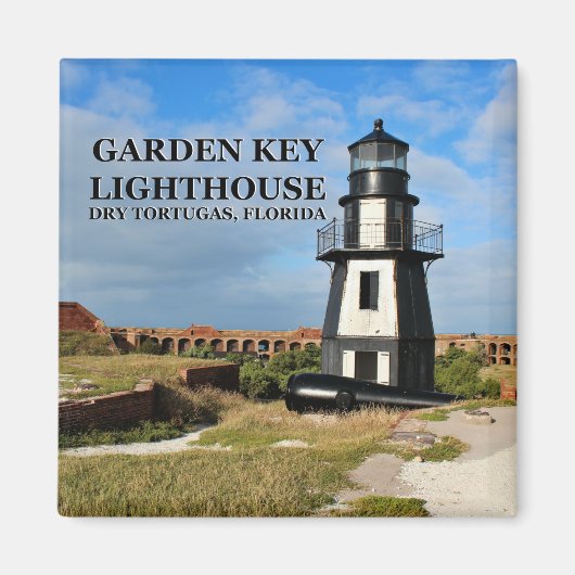 Clé de jardin Phare, Tortugas Sec Magnet Floride (Devant)