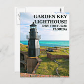 Clé de jardin, Tortugas Sec, Carte Postale FL (Devant / Derrière)