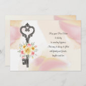 Clé de la nouvelle carte d'accueil (Devant / Derrière)