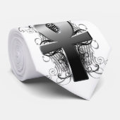 "Clé de la vie (Ankh) "dans le cravate de chrome (Roulé)