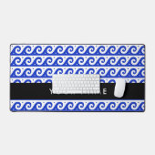 Clé de méandre grecque, Clé de vague, Bleu, Votre (Clavier et souris)