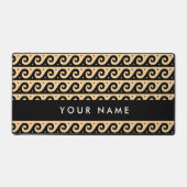 Clé de méandre grecque, Clé de vague, Brown, Votre (Recto)