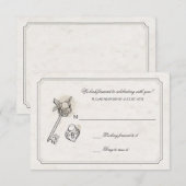 Clé De Mes Cartes De Réponse Du Coeur (Devant / Derrière)